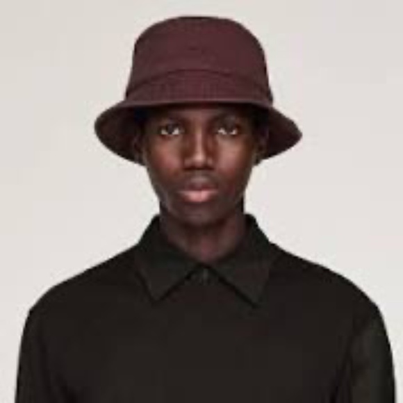 Adidas Y-3 Yohji Yamamoto Burgundy Logo Bucket Hat KB5816 Streetwear NWT OSFM